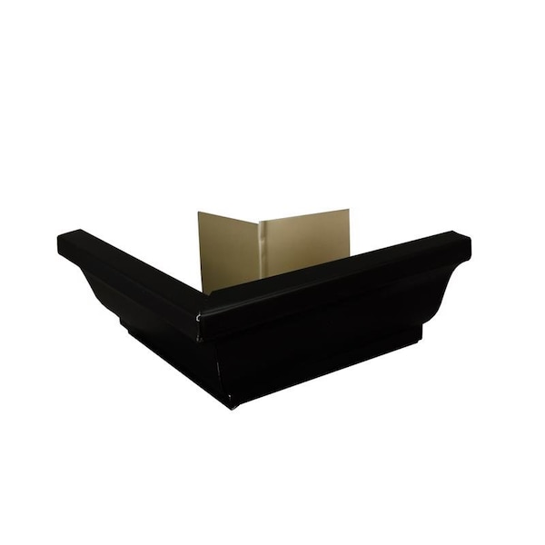 Amerimax Home Products Amerimax 3.75 in. H X 8.88 in. W X 8.88 in. L Black Aluminum K Outside Miter 2500235 - main